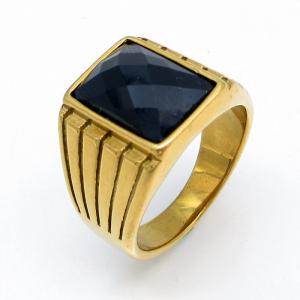 Stainless Steel Gold-plating Ring - KR115916-ZY