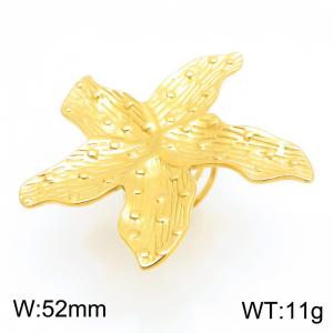 Stainless Steel Gold-plating Ring - KR115969-SP