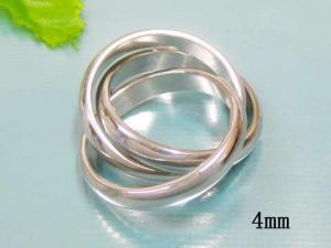 Stainless Steel Special Ring - KR14751-WM