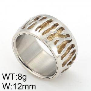 Stainless Steel Gold-plating Ring - KR17310-D