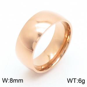 Stainless Steel Gold-plating Ring - KR19216-D