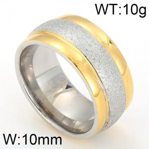 Stainless Steel Gold-plating Ring - KR20325-D