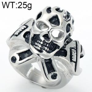 Stainless Steel Special Ring - KR20381-D