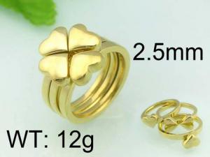 Stainless Steel Special Ring - KR22693-WM