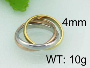 Stainless Steel Special Ring - KR22728-WM
