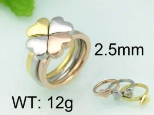 Stainless Steel Special Ring - KR22809-WM