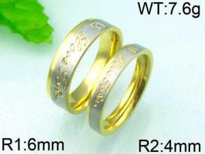 Stainless Steel Lover Ring - KR27630-THX