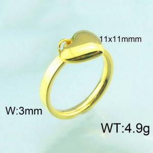 Stainless Steel Gold-plating Ring - KR29351-Z