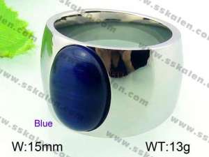 Stainless Steel Stone&Crystal Ring - KR33491-Z