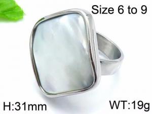 Stainless Steel Special Ring - KR44346-LK