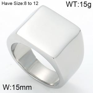 Stainless Steel Special Ring - KR44434-BD