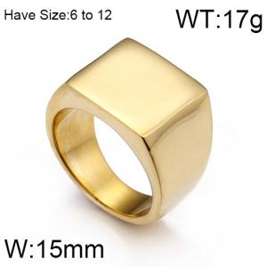Stainless Steel Special Ring - KR45393-K