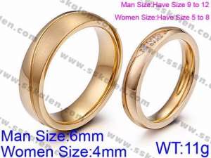 Stainless Steel Lover Ring - KR45769-K