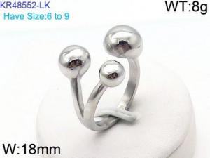 Stainless Steel Special Ring - KR48552-LK