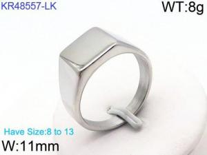 Stainless Steel Special Ring - KR48557-LK