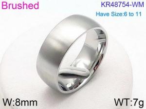 Stainless Steel Special Ring - KR48754-WM