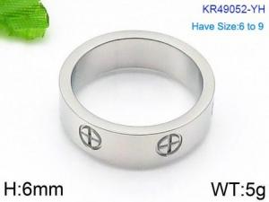 Stainless Steel Special Ring - KR49052-YH