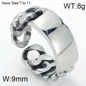 Stainless Steel Special Ring - KR49227-K