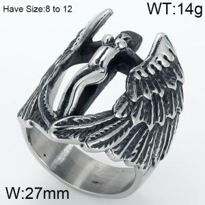Stainless Steel Special Ring - KR49235-K