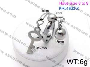 Stainless Steel Special Ring - KR51833-Z