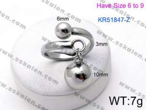 Stainless Steel Special Ring - KR51847-Z