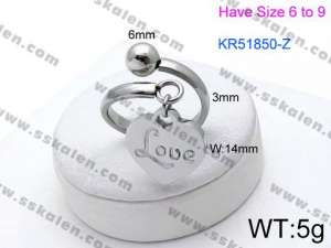 Stainless Steel Special Ring - KR51850-Z
