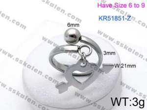 Stainless Steel Special Ring - KR51851-Z