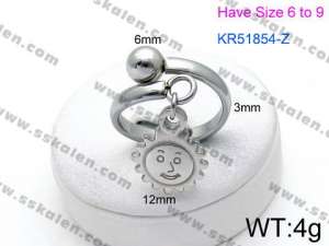 Stainless Steel Special Ring - KR51854-Z