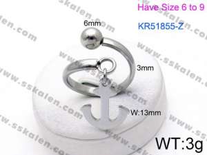 Stainless Steel Special Ring - KR51855-Z