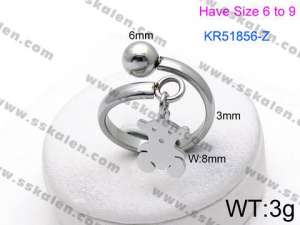 Stainless Steel Special Ring - KR51856-Z
