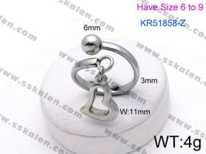 Stainless Steel Special Ring - KR51858-Z