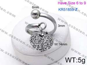 Stainless Steel Special Ring - KR51859-Z