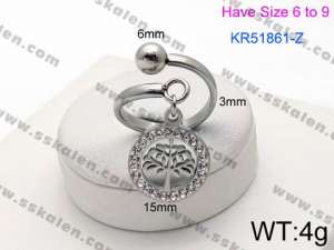 Stainless Steel Special Ring - KR51861-Z