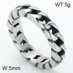 Stainless Steel Special Ring - KR52345-HX