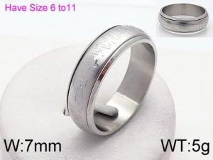Stainless Steel Special Ring - KR53499-ZY