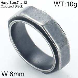 Stainless Steel Special Ring - KR54054-K