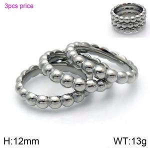 Stainless Steel Special Ring - KR89301-GC