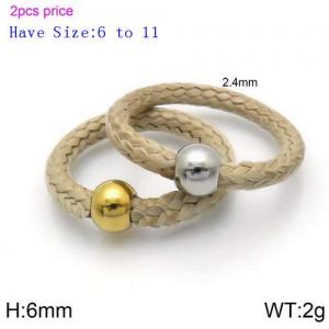 Stainless Steel Special Ring - KR91616-Z