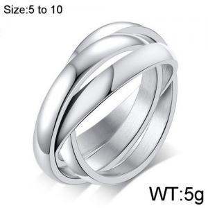 Stainless Steel Special Ring - KR91922-WGSF