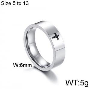 Stainless Steel Special Ring - KR91933-WGSF
