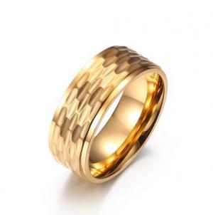 Stainless Steel Gold-plating Ring - KR92146-WGQF
