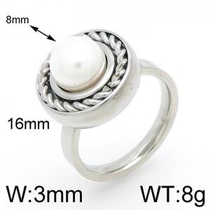 Stainless Steel Special Ring - KR92887-Z
