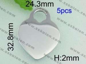 Stainless Steel Charms - KRP1799-Z