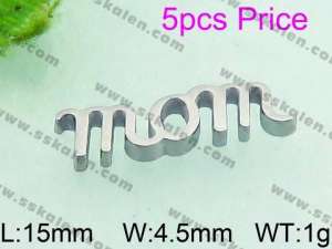 Stainless Steel Charms - KRP3754-Z