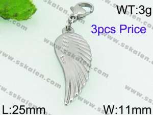 Stainless Steel Charms with Lobster - KRP3807-Z