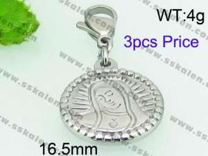 Stainless Steel Charms with Lobster - KRP3811-Z