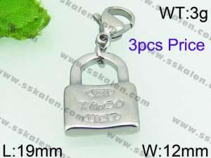 Stainless Steel Charms with Lobster - KRP3815-Z