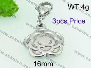 Stainless Steel Charms with Lobster - KRP3818-Z