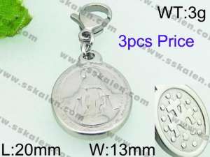 Stainless Steel Charms with Lobster - KRP3822-Z
