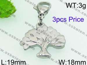 Stainless Steel Charms with Lobster - KRP3823-Z